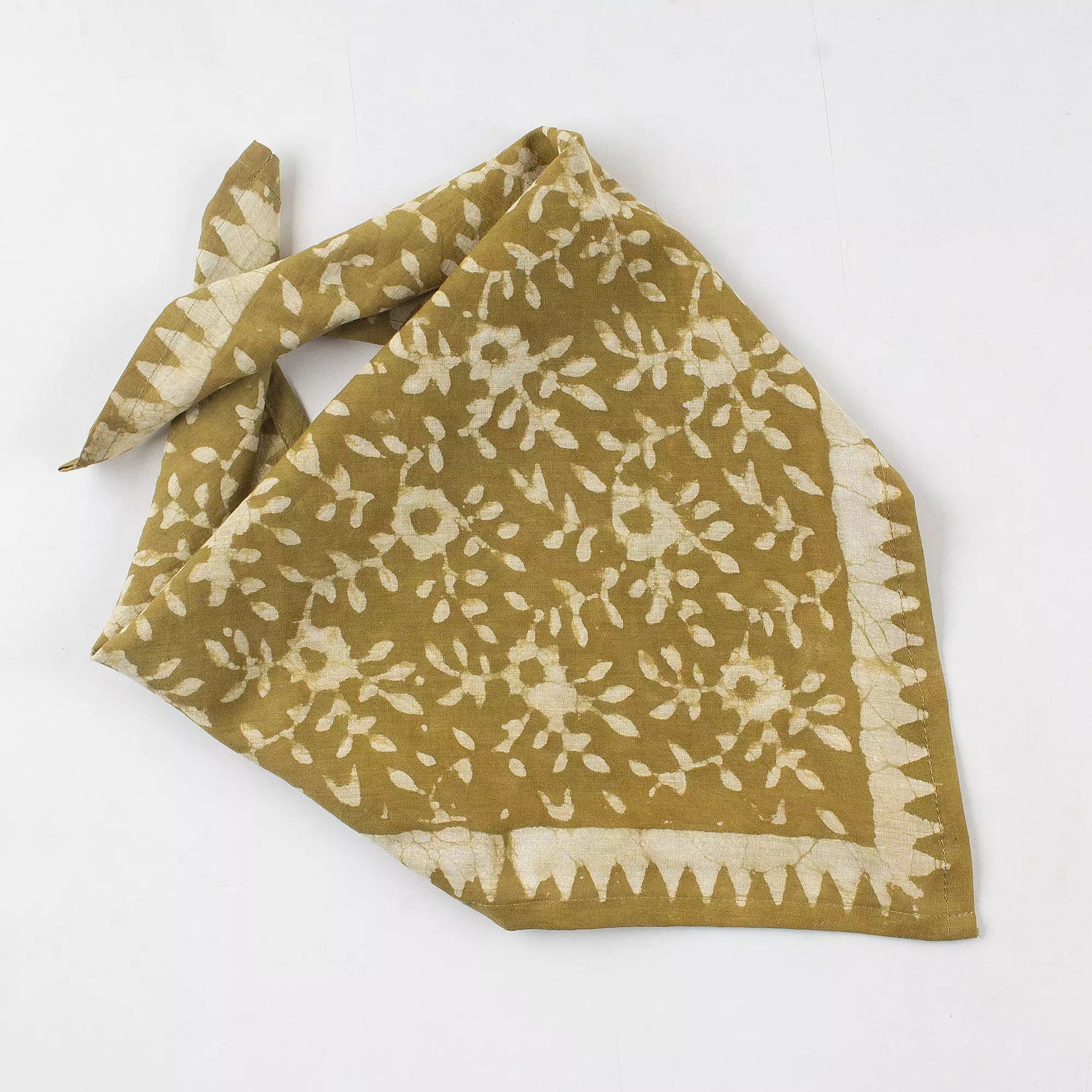 Hand Block Printed Bandana Head Women 613